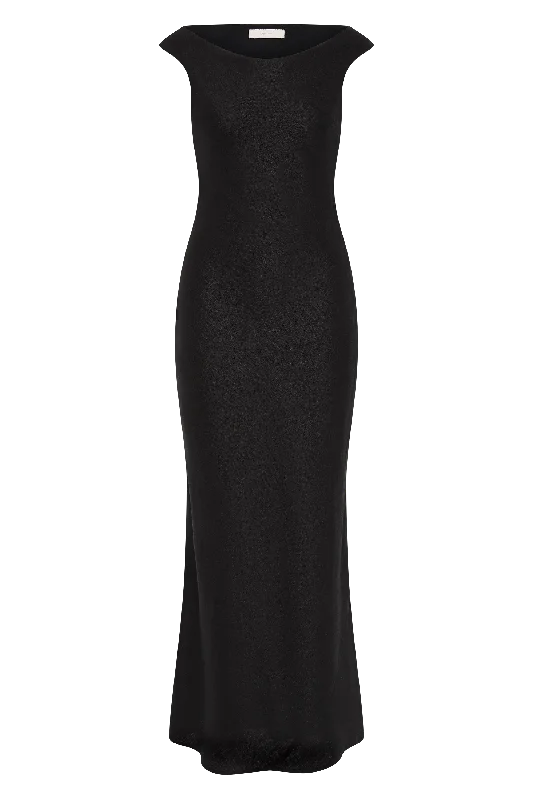 Ilride Midi Dress Black