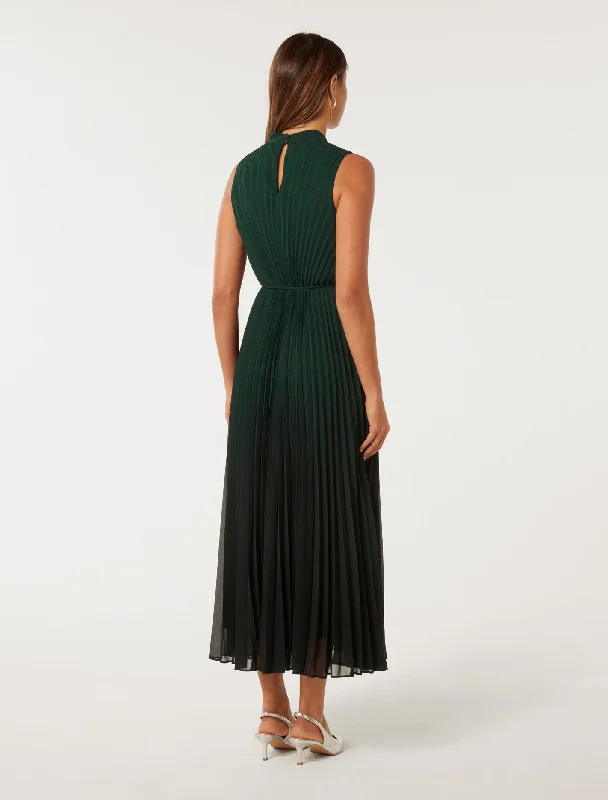 Phillipa Pleated Midi Dress