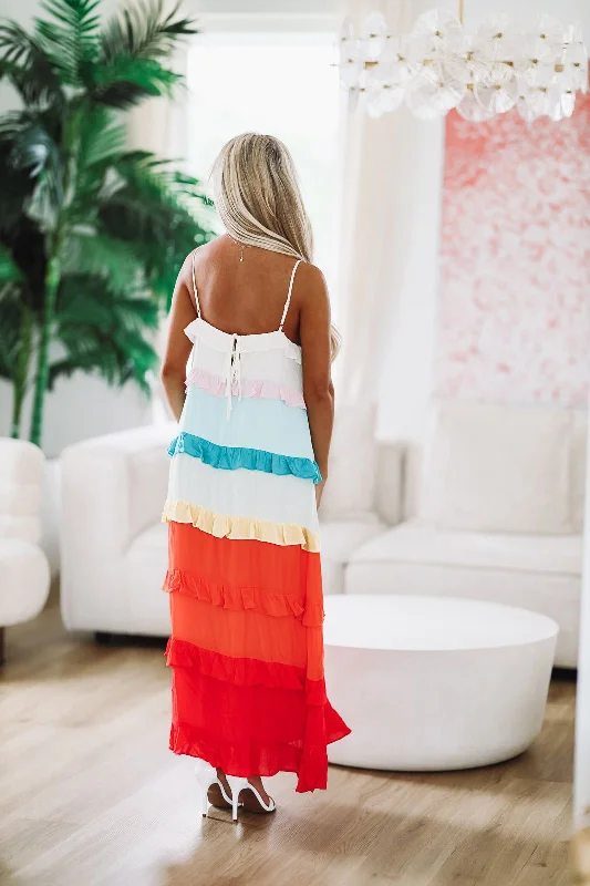 After the Storm Maxi Dress - Multi