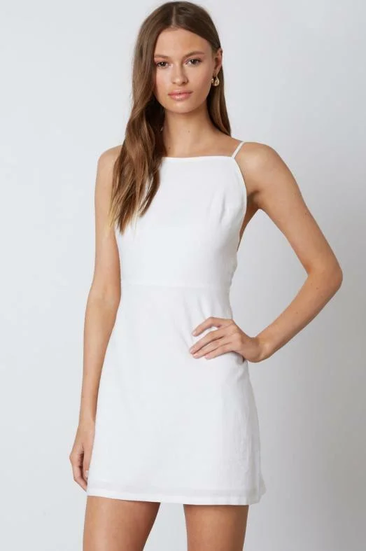 Anastasia White Mini Dress