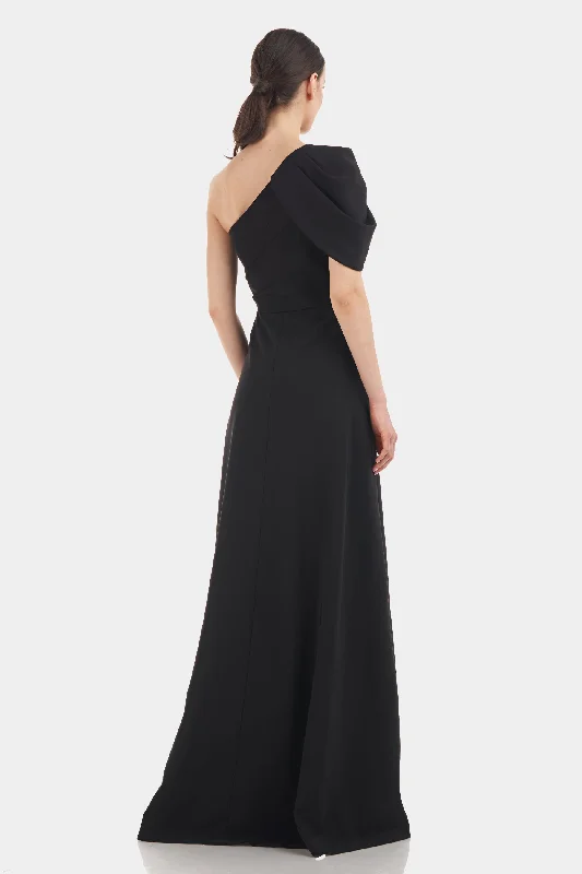 Briana Shoulder Draped Gown