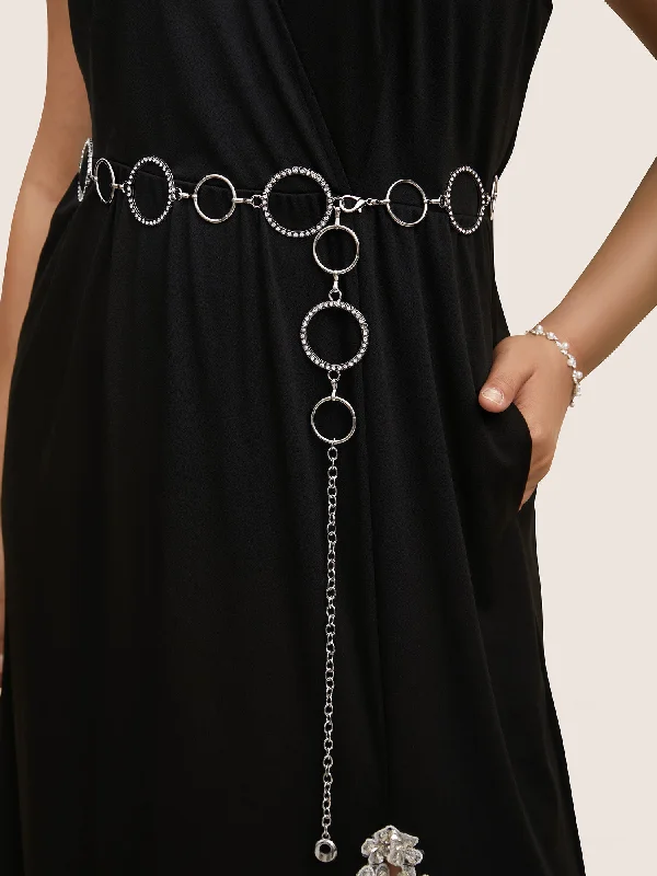 Circle Decor Fashionable Chain Belt