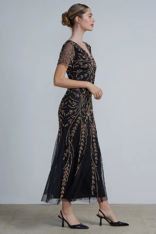 Long Beaded Dress