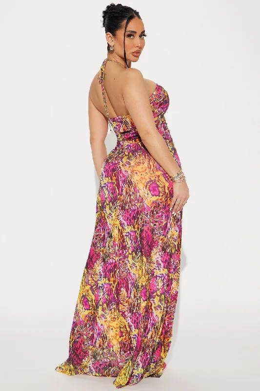 Neon Dreams Maxi Dress - Multi Color