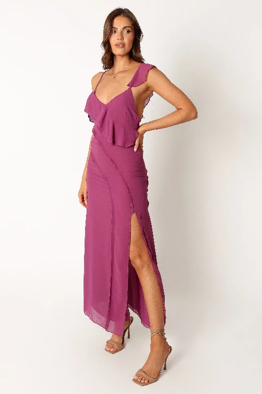 Stephy Maxi Dress - Purple