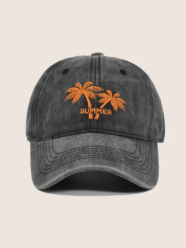 Vintage Tropical Embroidered Hat