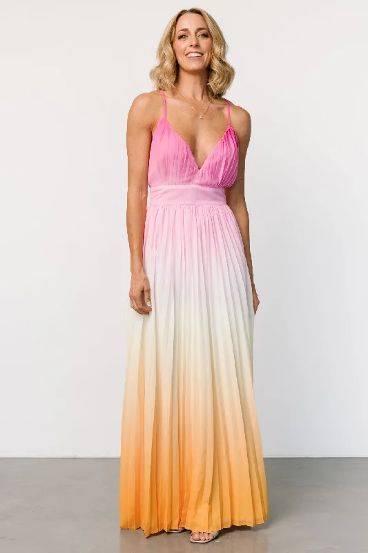 Ammiras Maxi Dress | Pink Ombre