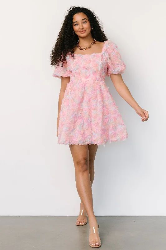 Bette Mini Dress | Pink Floral