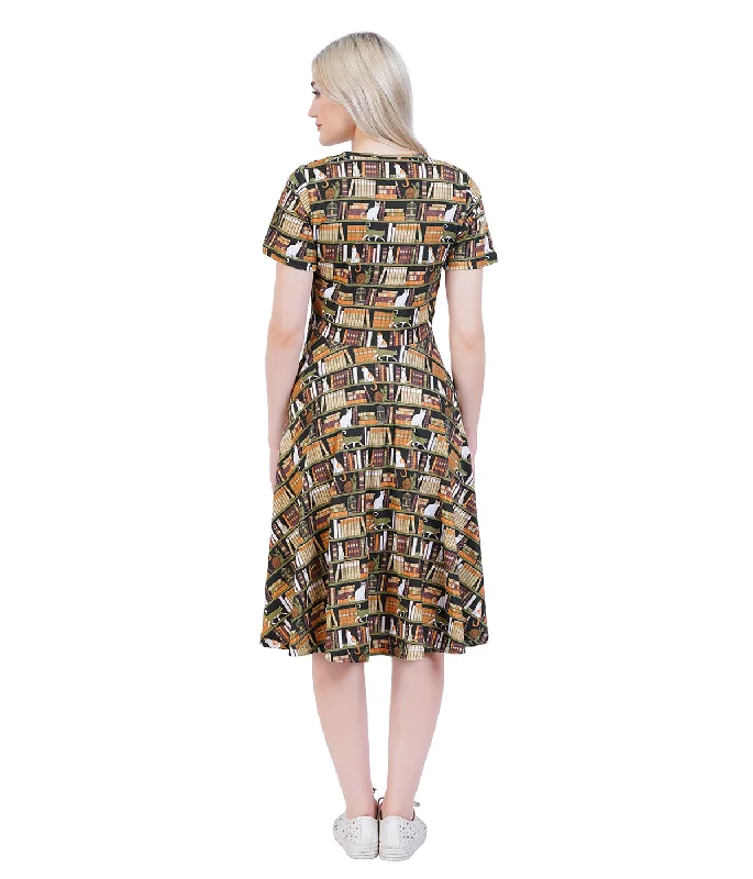 Cat-A-Log of Feline Fiction Twirl Dress