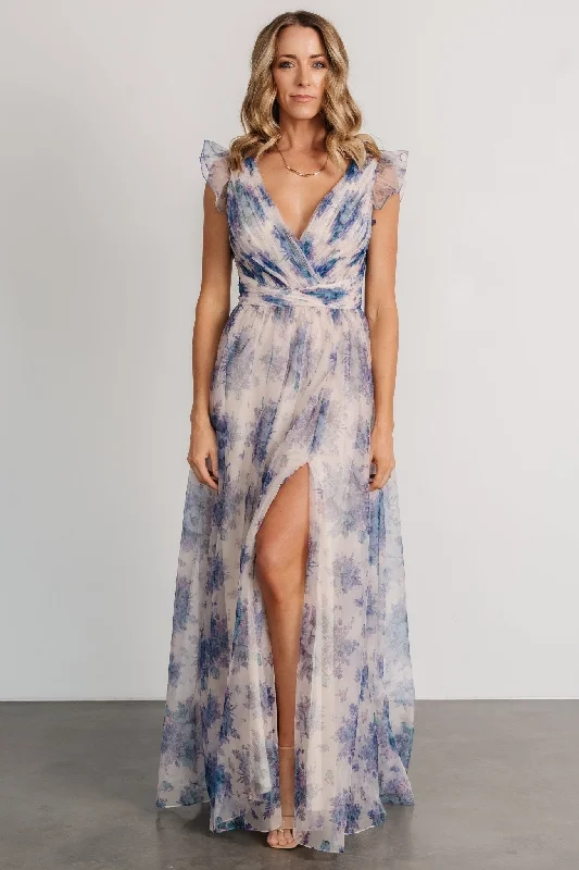 Dimitra Maxi Dress | Natural + Slate Floral