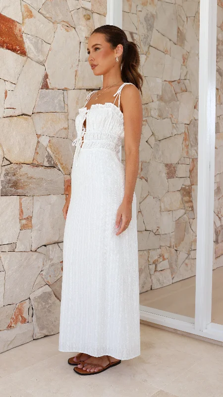 Francesca Maxi Dress - White