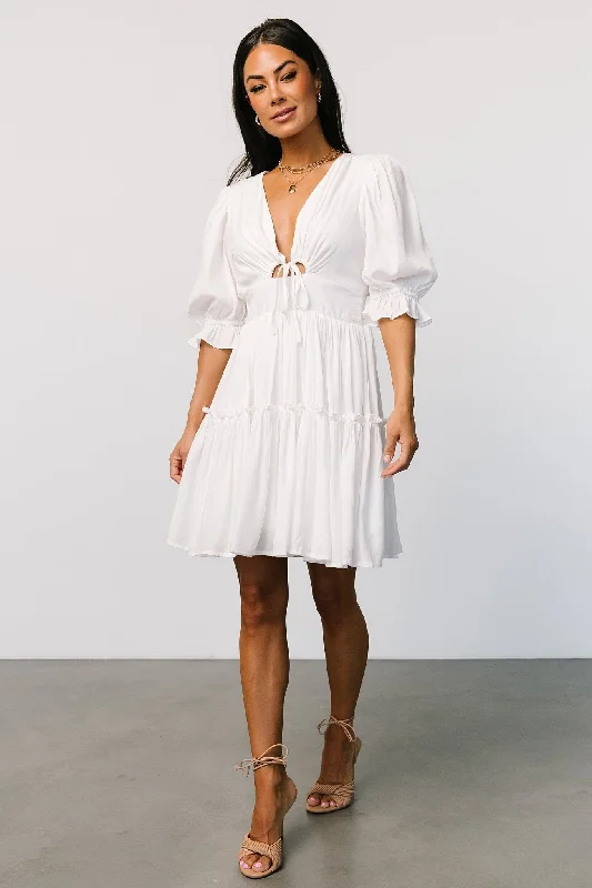 Gisela Short Dress | Off White