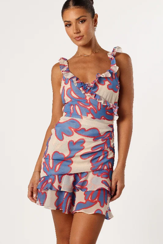 Gwen Mini Dress - Flori Print