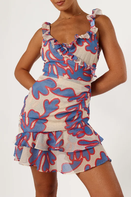 Gwen Mini Dress - Flori Print