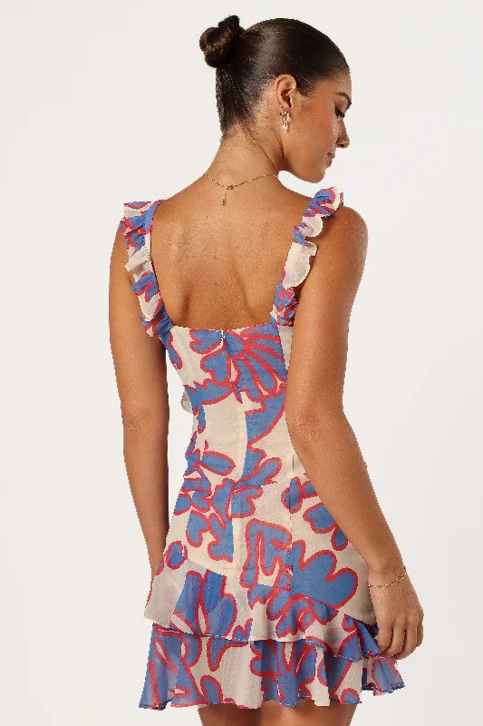 Gwen Mini Dress - Flori Print