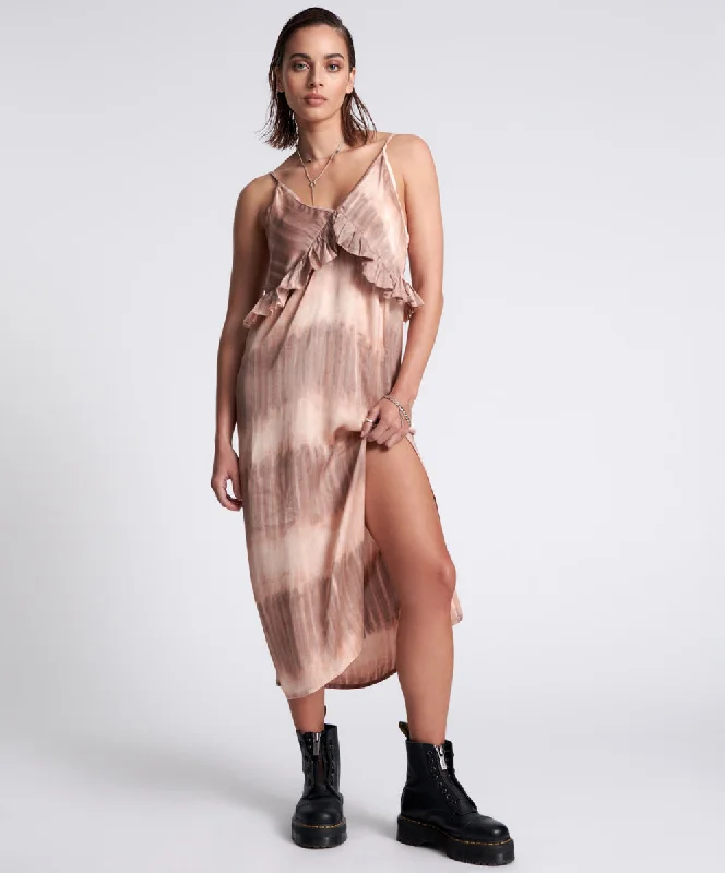 HAND DYED RENDEZVOUS SLIP DRESS