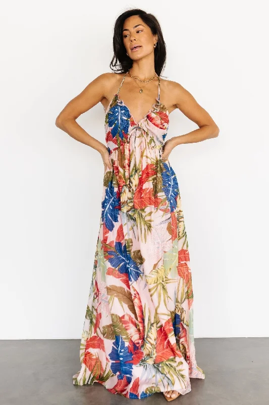 Navagio Back Tie Maxi Dress | Multi