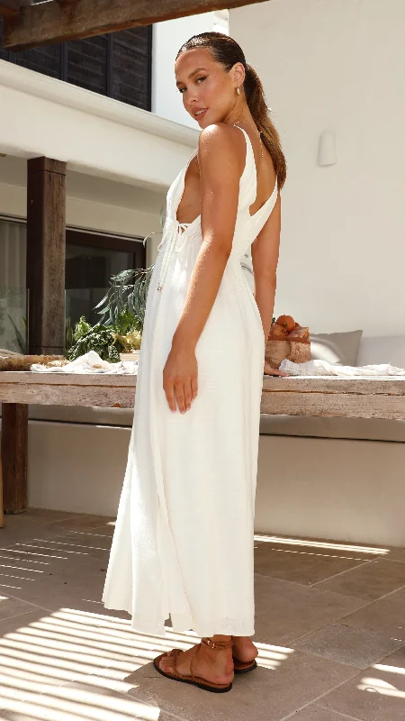 Solita Maxi Dress - White