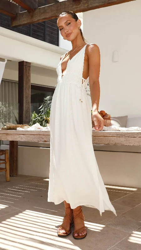 Solita Maxi Dress - White