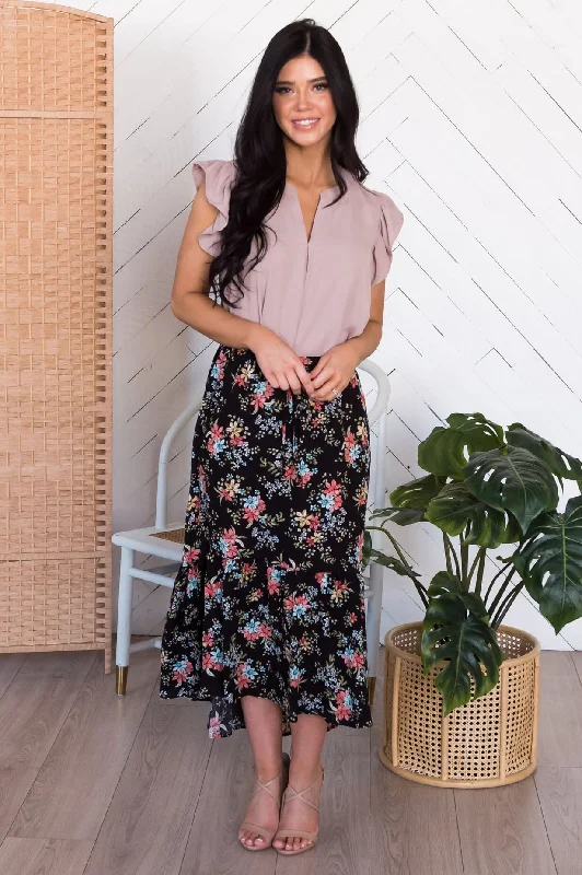 Blooming Bright Modest Skirt