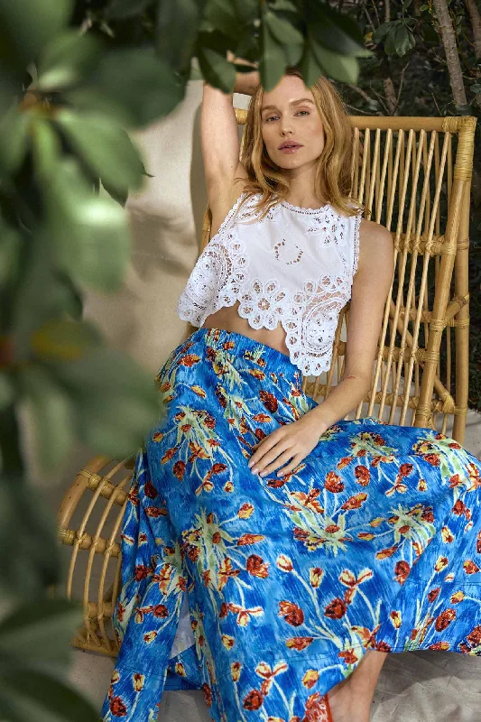 Tatum Skirt in Tulip Bouquet