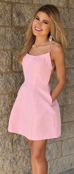 Every Deal is a Steal!pink homecoming dresses, short homecoming dresses with pockets cg276 Every Deal is a Steal!pink homecoming dresses, short homecoming dresses with pockets cg276