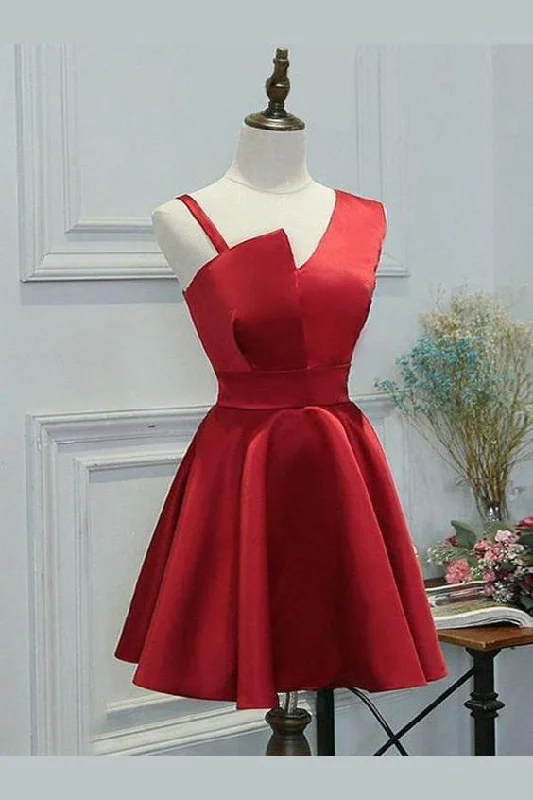 Incredible Savings Inside!simple party dresses, chic a-line fashion dresses, modest red homecoming dresses cg278 Incredible Savings Inside!simple party dresses, chic a-line fashion dresses, modest red homecoming dresses cg278