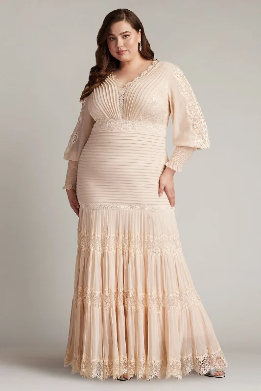 Save Money, Shop Happy!Tadashi Shoji YV21070LQ Plus Size Long Sleeve Pleated Formal Dress Save Money, Shop Happy!Tadashi Shoji YV21070LQ Plus Size Long Sleeve Pleated Formal Dress